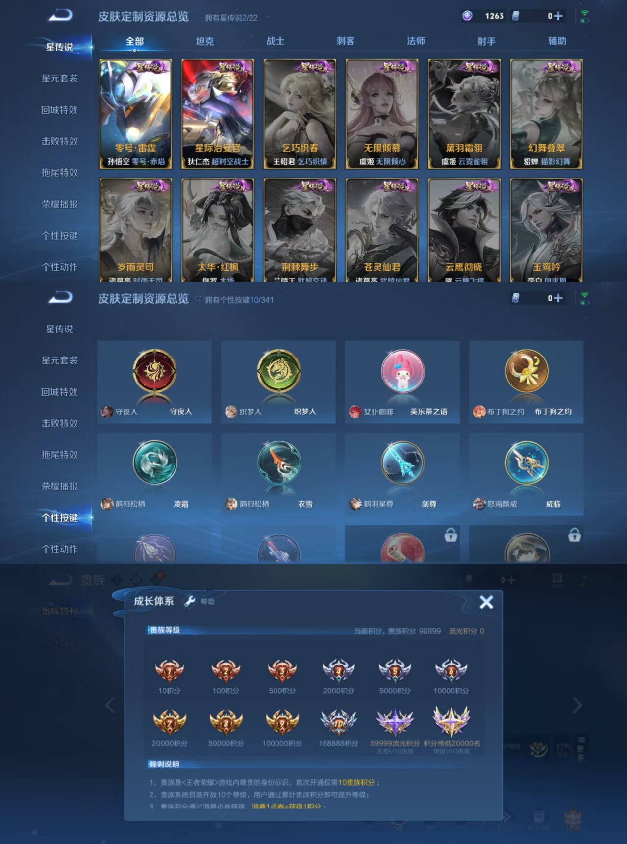 WZQM3275958王者荣耀账号详情图5