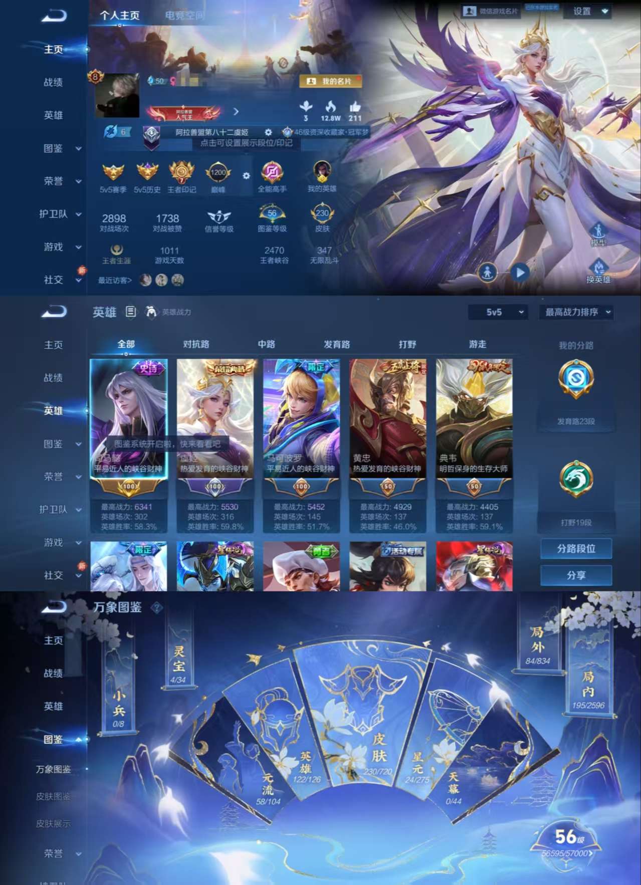 WZQM3294234王者荣耀账号详情图3