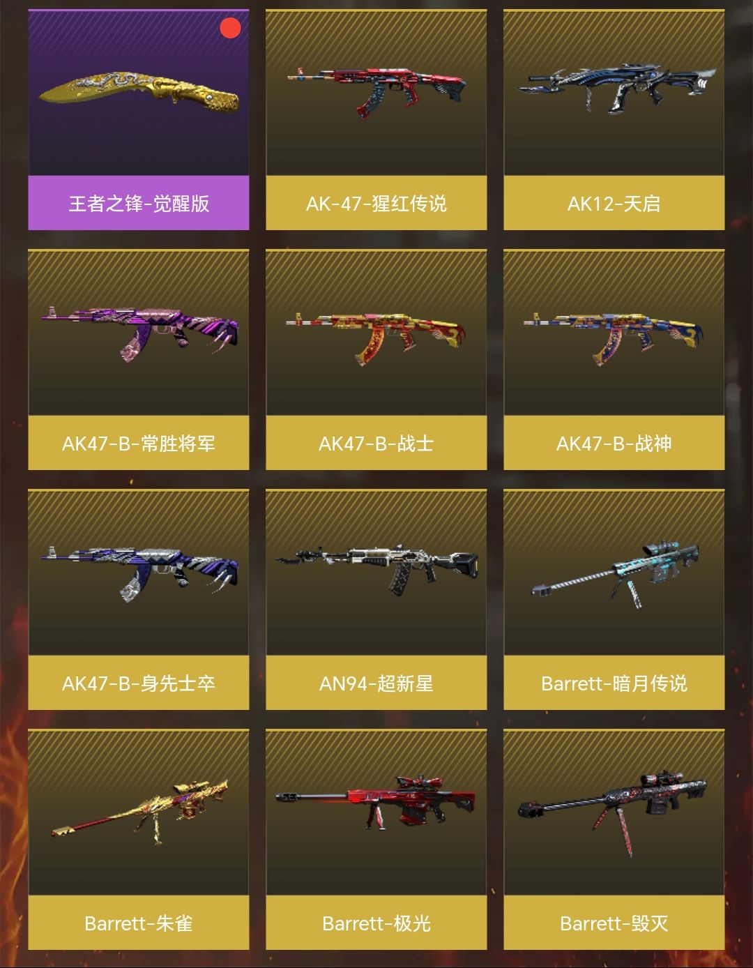 CFQM368222穿越火线账号详情图4 CFQM368222穿越火线账号详情图4