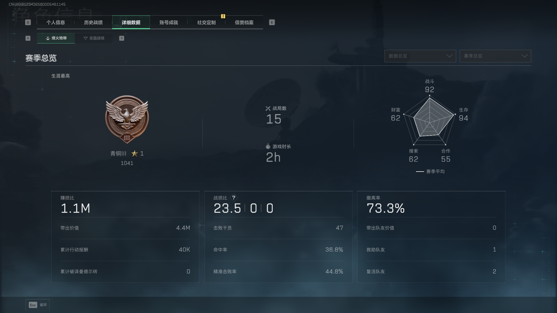 SJZQM376886三角洲行动账号详情图4 SJZQM376886三角洲行动账号详情图4