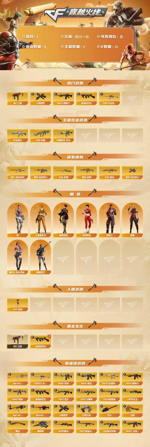 CFQM368369穿越火线账号详情图3