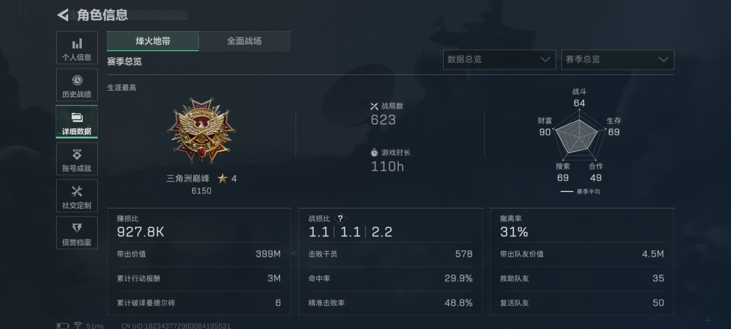 SJZCMW398905三角洲行动账号详情图3 SJZCMW398905三角洲行动账号详情图3