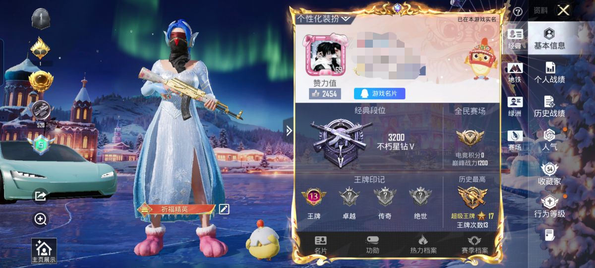 HPCMW3452728和平精英账号详情图2