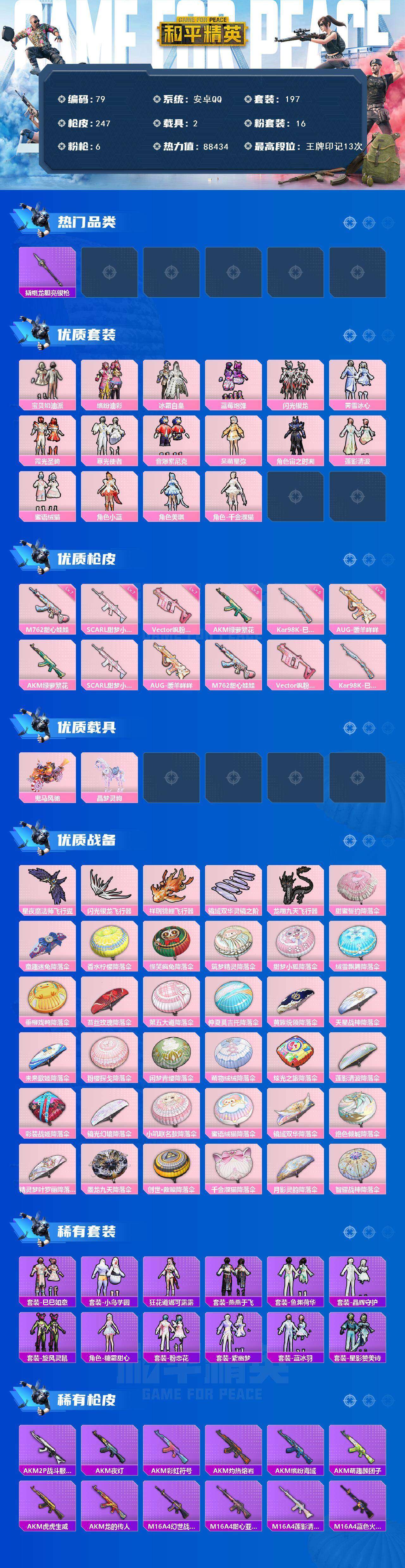 HPQM3415813和平精英账号详情图5