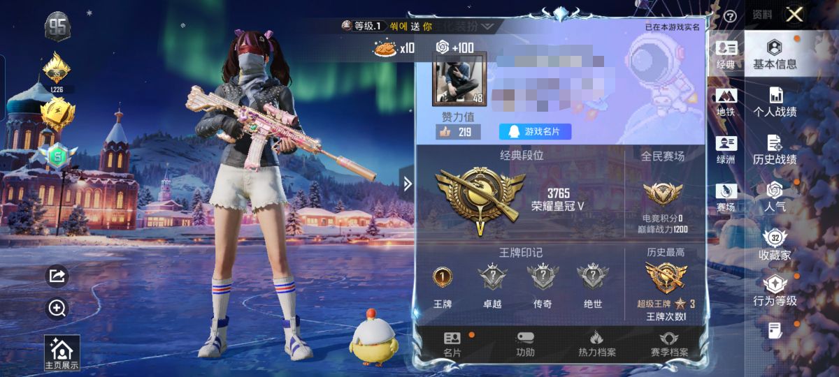 HPQM419317和平精英账号详情图4