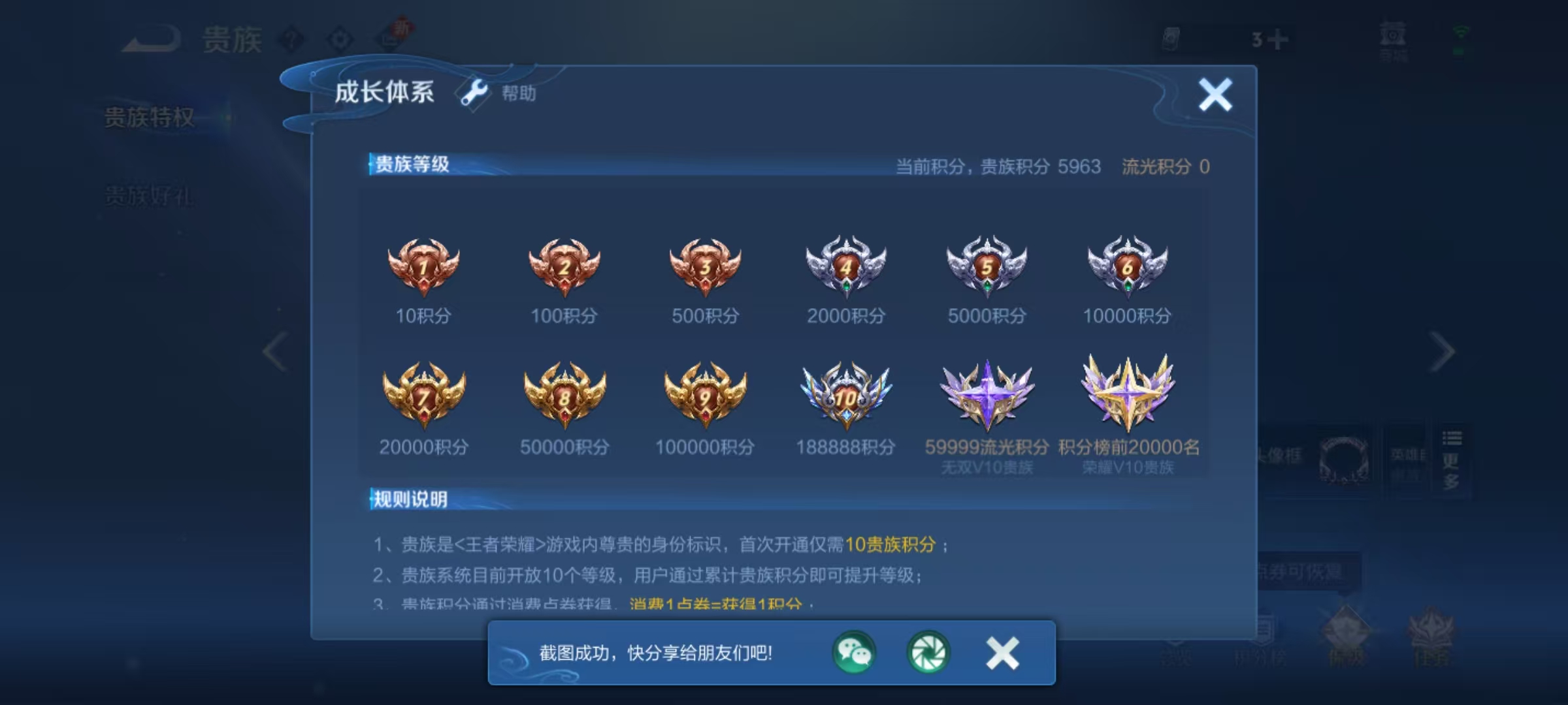 WZQM425308王者荣耀账号详情图6