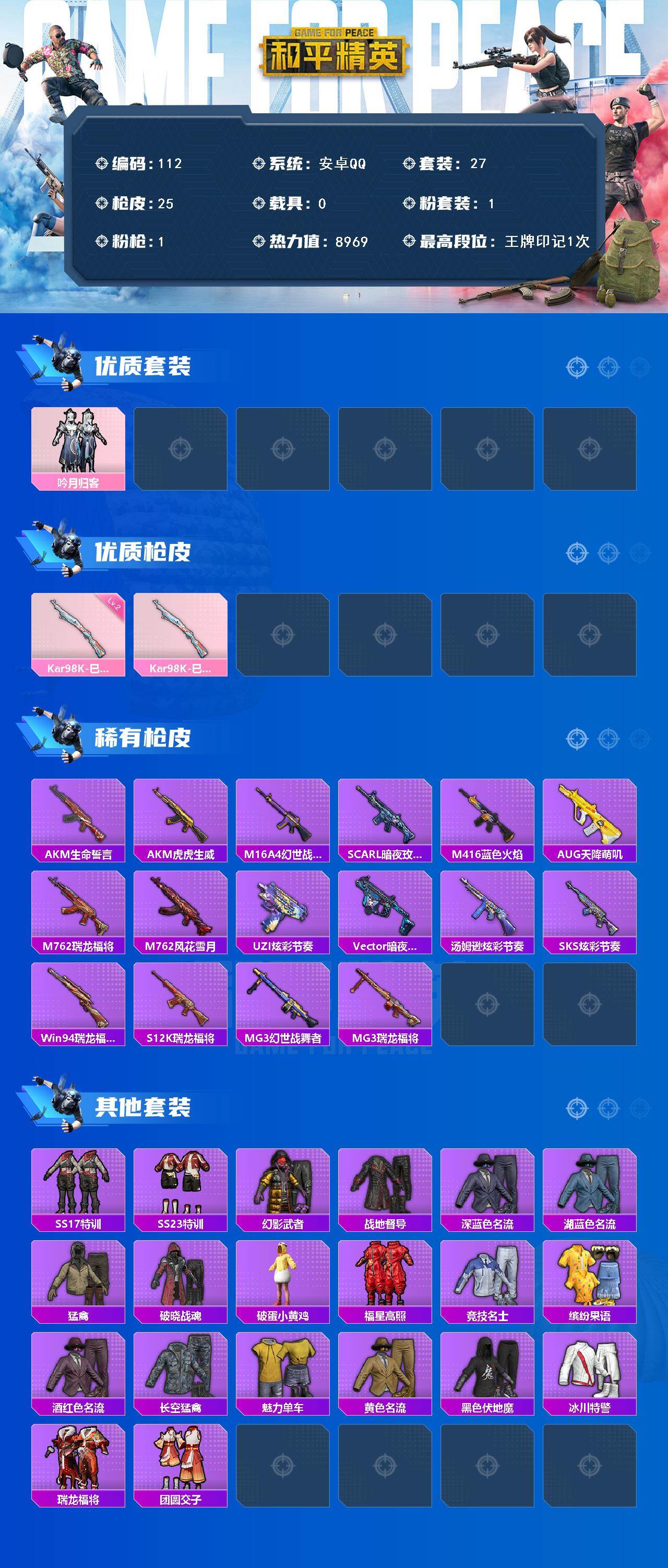 HPQM419329和平精英账号详情图6