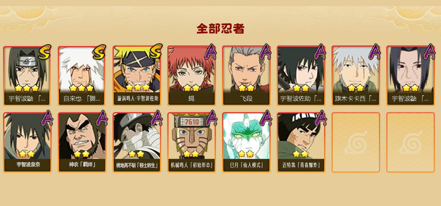 HYCMW45474火影忍者账号详情图2