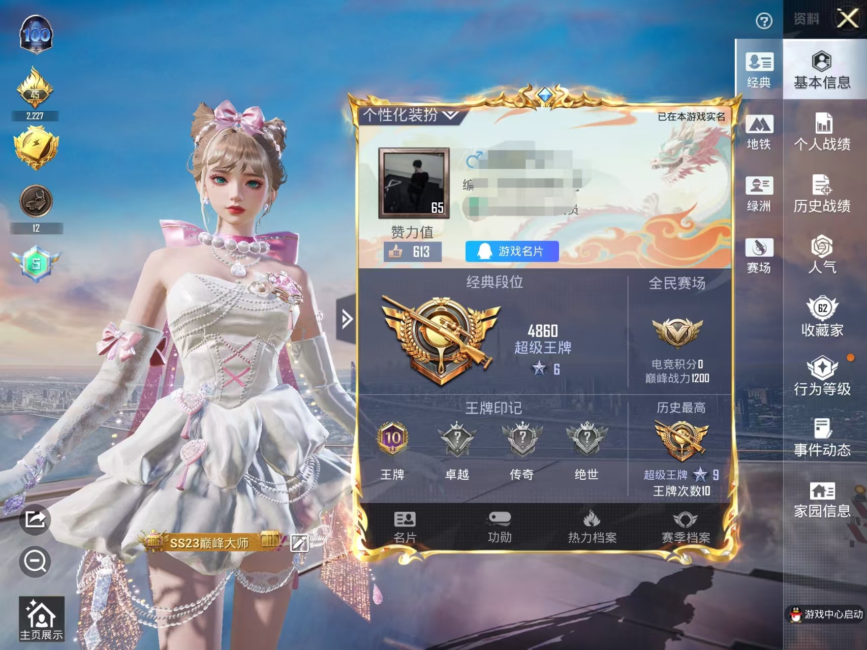 HPCMW462682和平精英账号详情图6