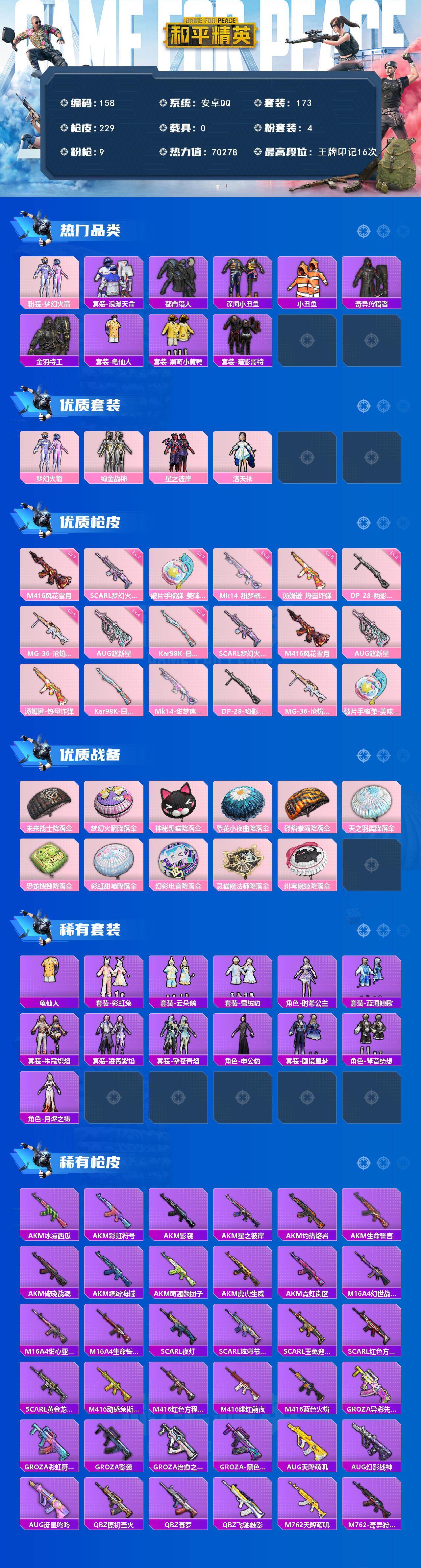 HPCMW466878和平精英账号详情图3