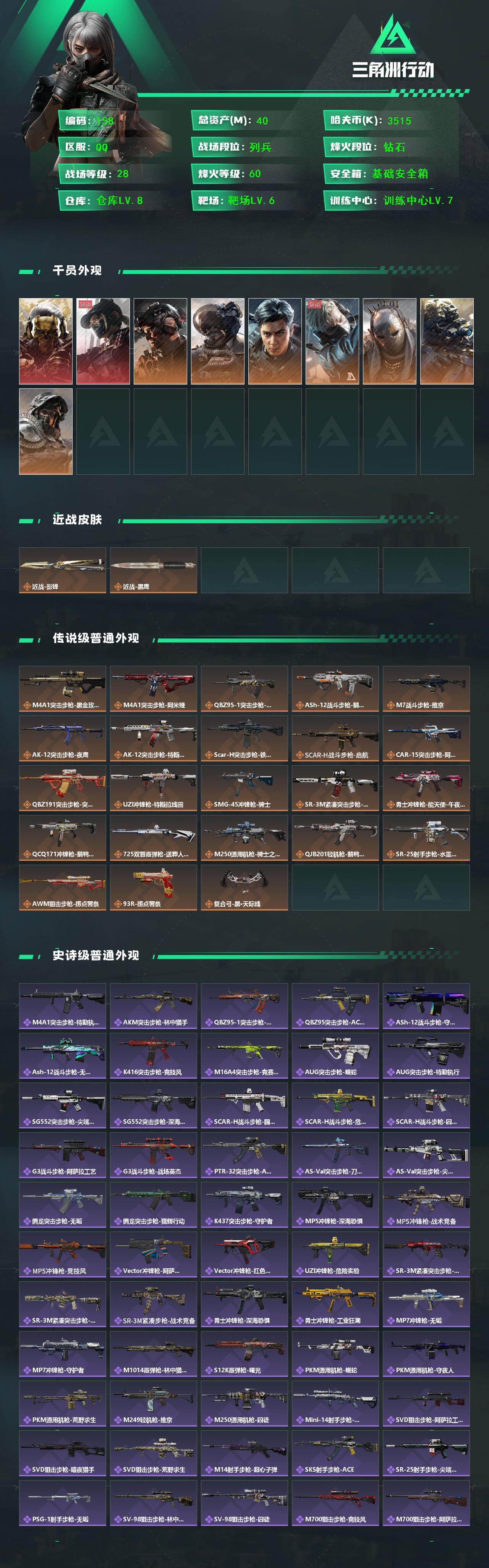 SJZQM419208三角洲行动账号详情图5