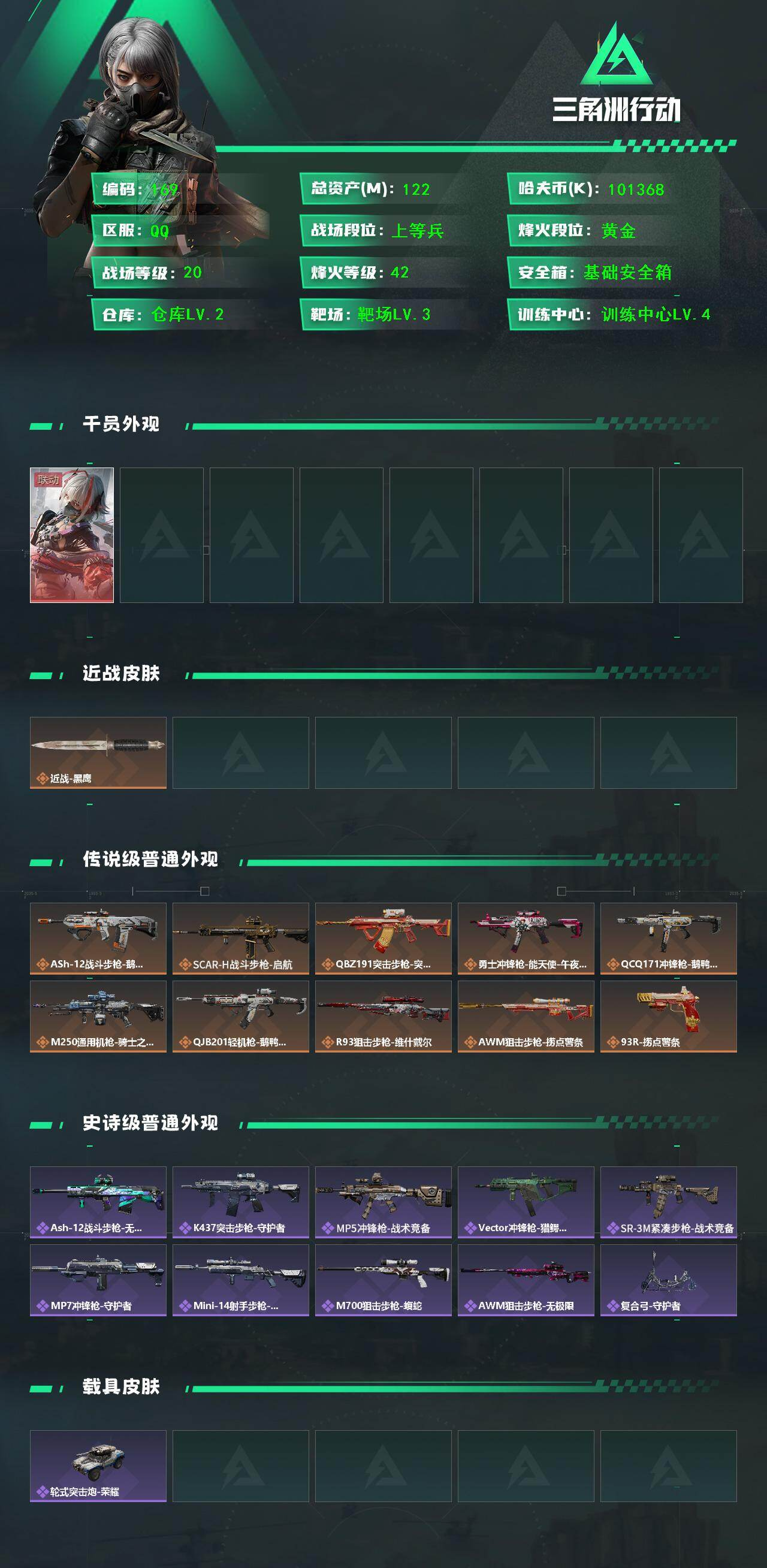 SJZCMW429000三角洲行动账号详情图2 SJZCMW429000三角洲行动账号详情图2