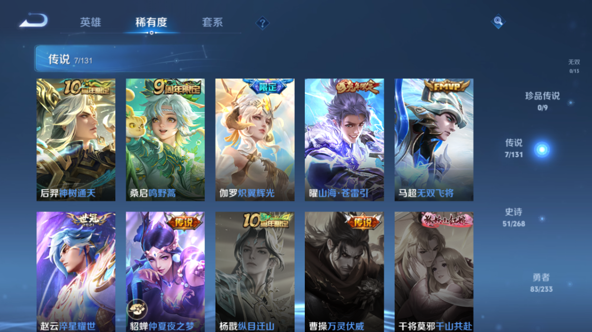 WZQM483070王者荣耀账号详情图5