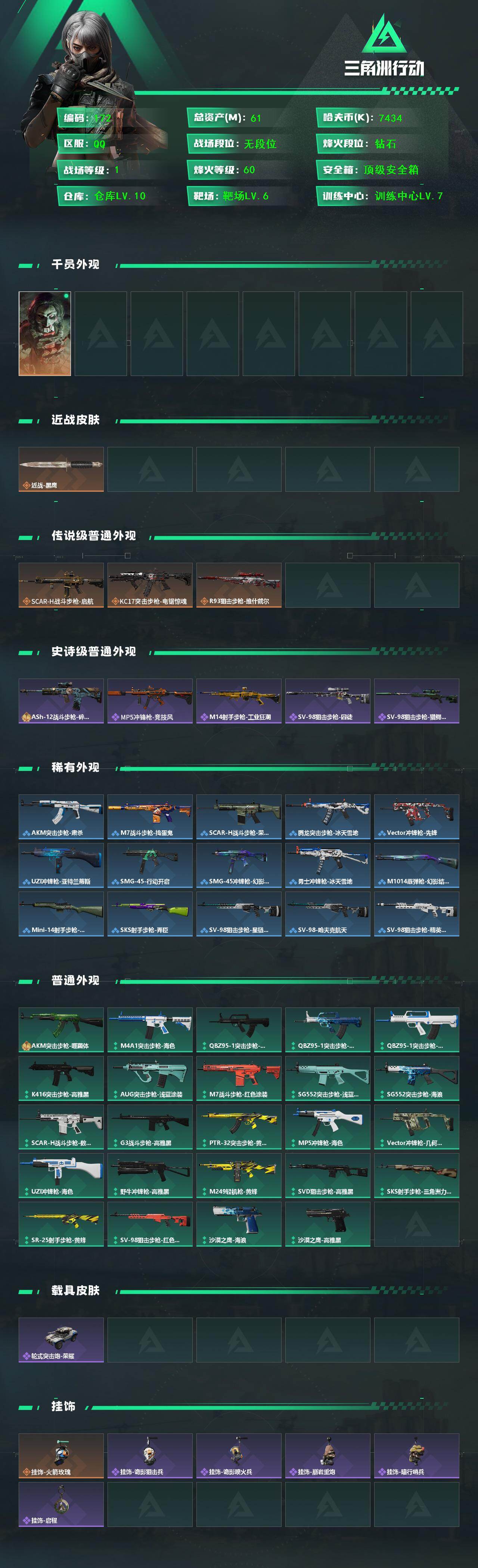 SJZQM422092三角洲行动账号详情图4