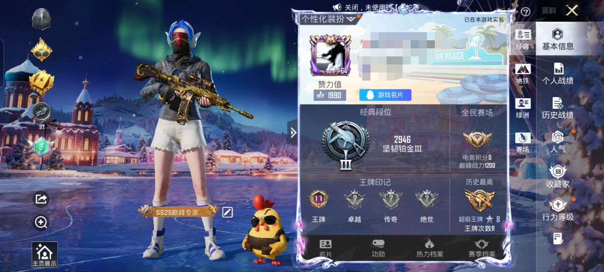 HPCMW462871和平精英账号详情图2