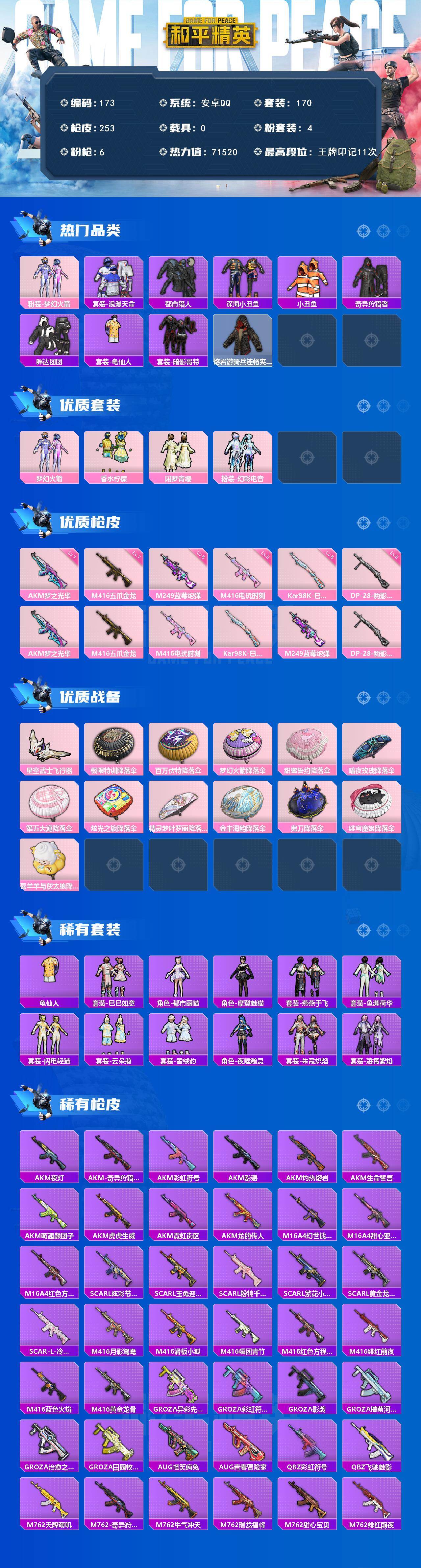 HPCMW462871和平精英账号详情图3