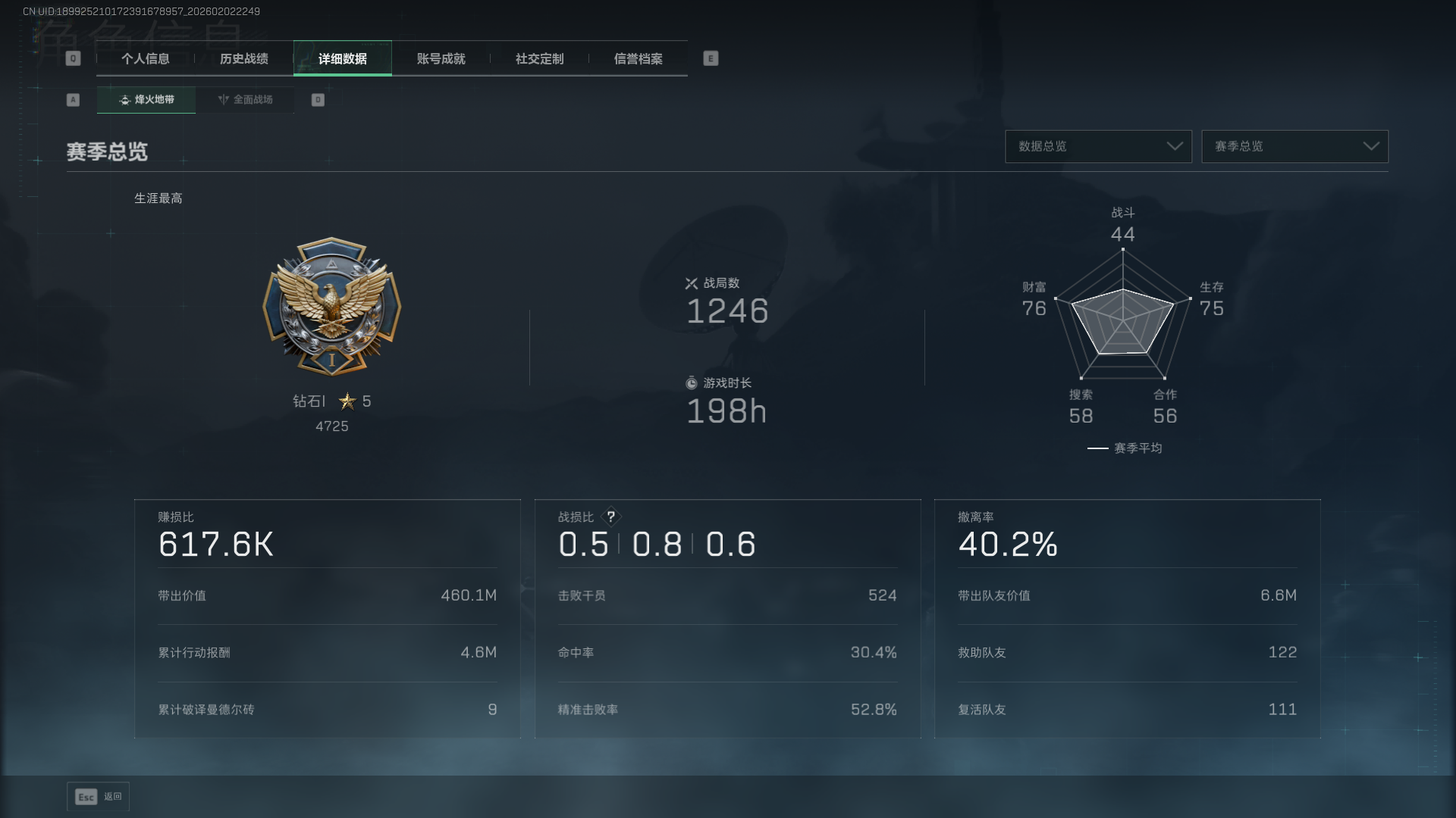 SJZCMW432560三角洲行动账号详情图3