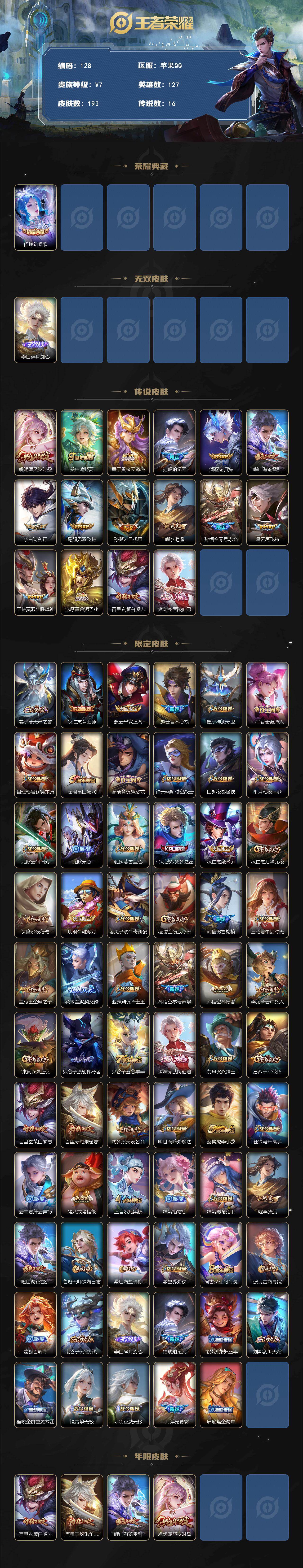 WZCMW4143775王者荣耀账号详情图6