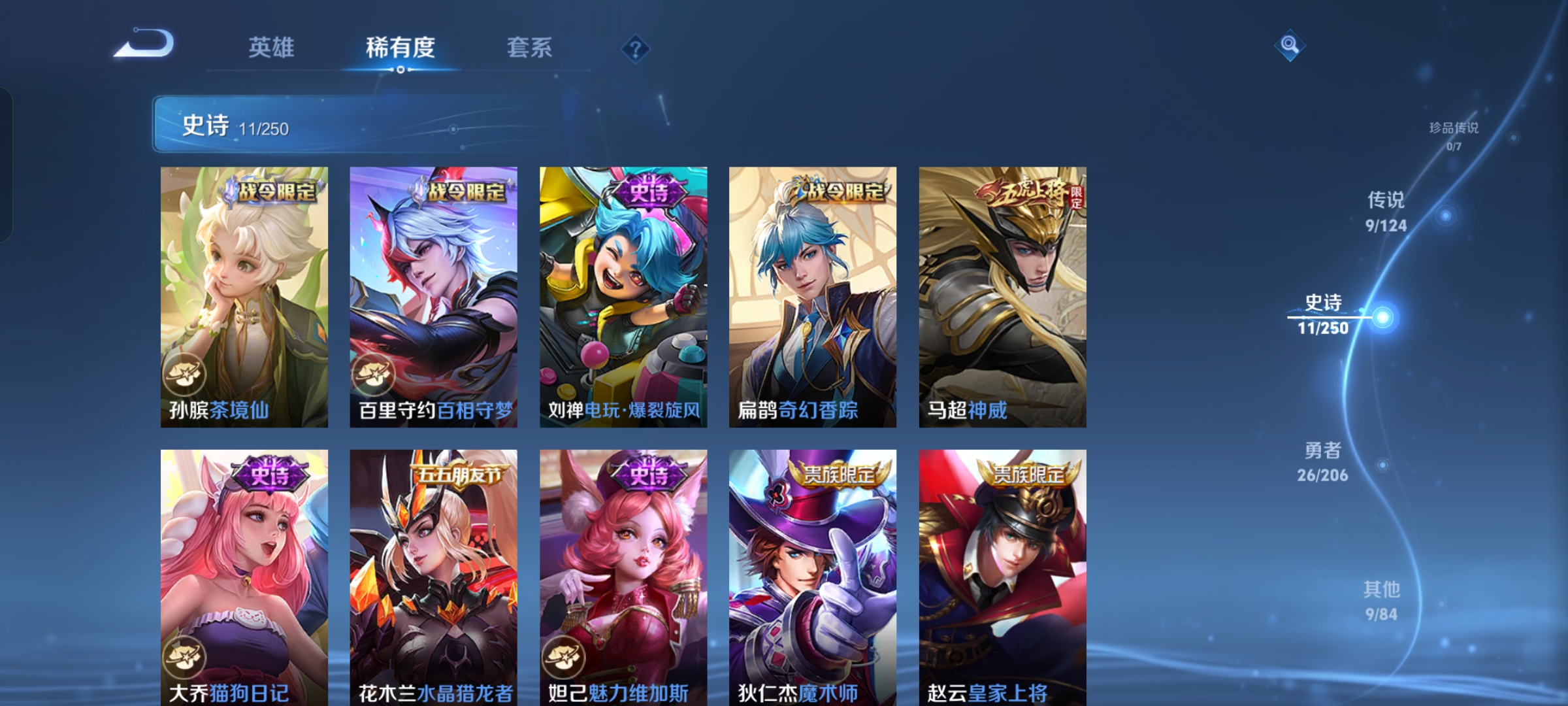 WZQM3102671王者荣耀账号详情图5