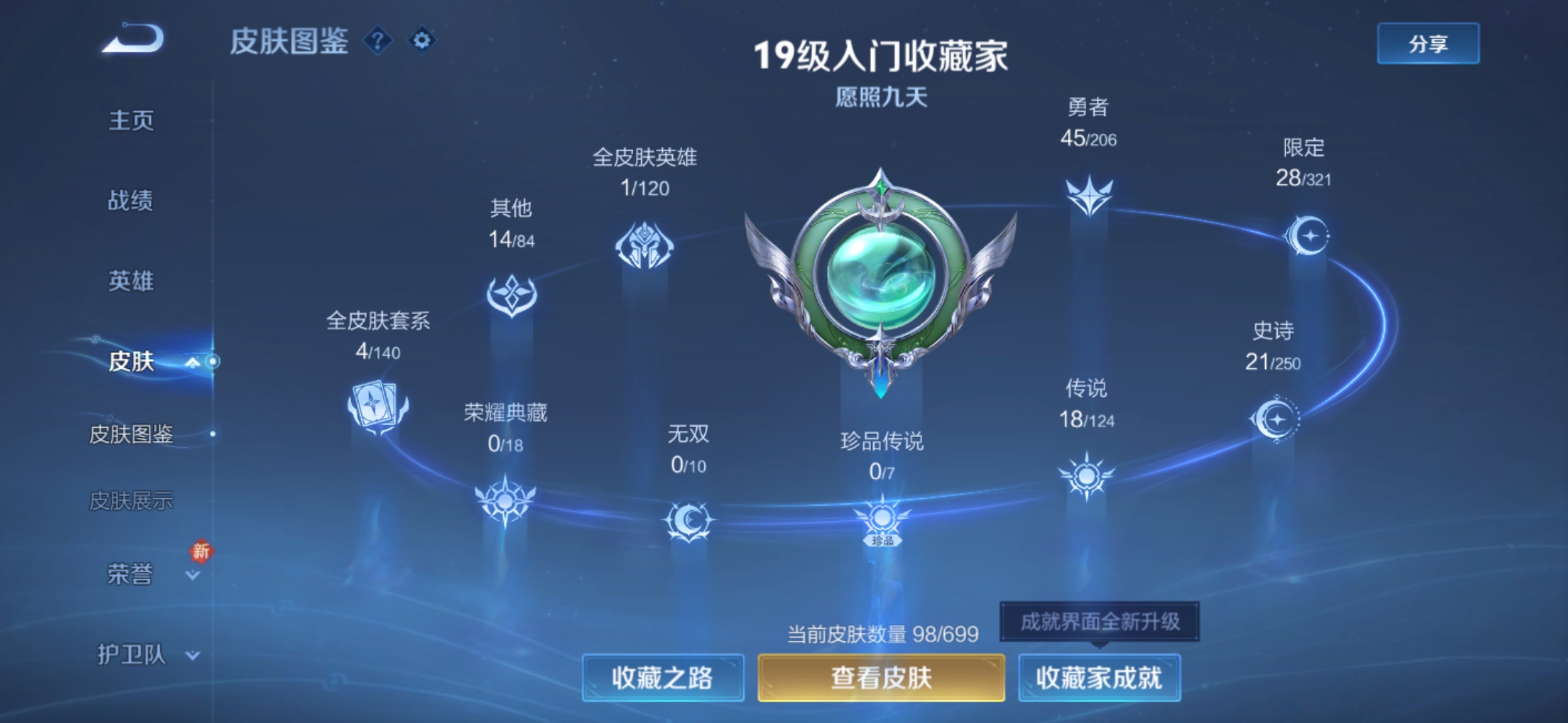 WZQM3102917王者荣耀账号详情图4