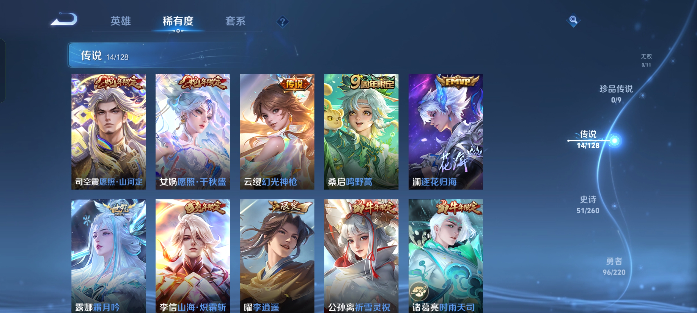 WZQM3287734王者荣耀账号详情图5