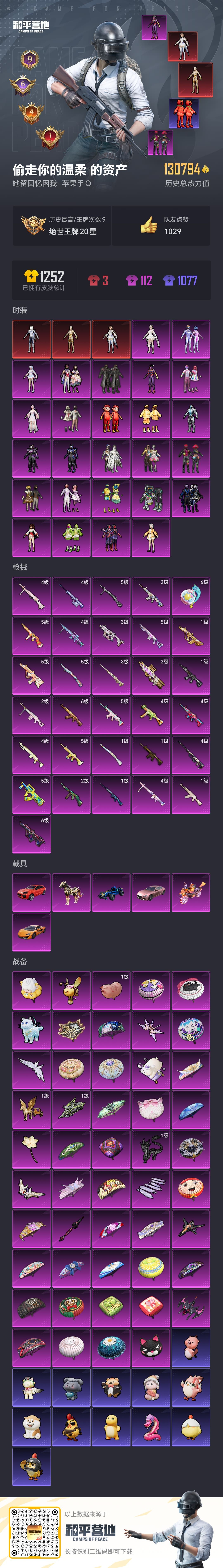 HPQM3409904和平精英账号详情图3 HPQM3409904和平精英账号详情图3