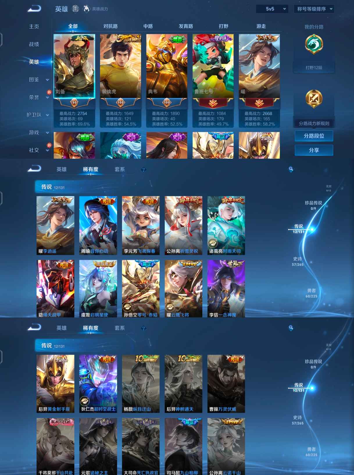 WZCMW3441434王者荣耀账号详情图2