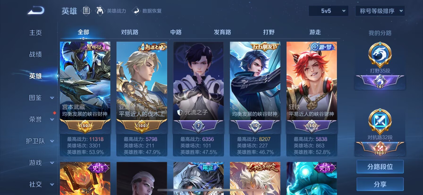 WZCMW3465219王者荣耀账号详情图8