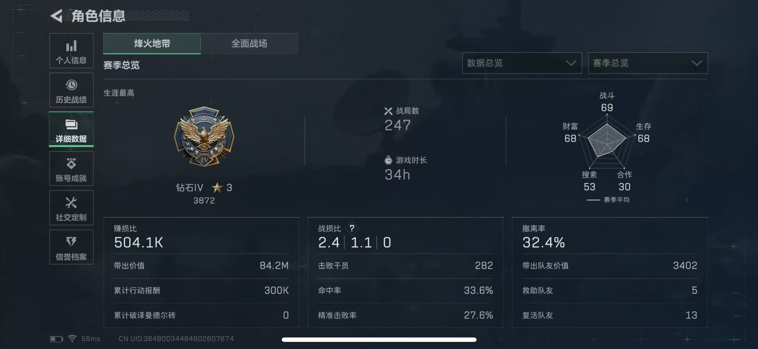 SJZCMW3100507三角洲行动账号详情图2