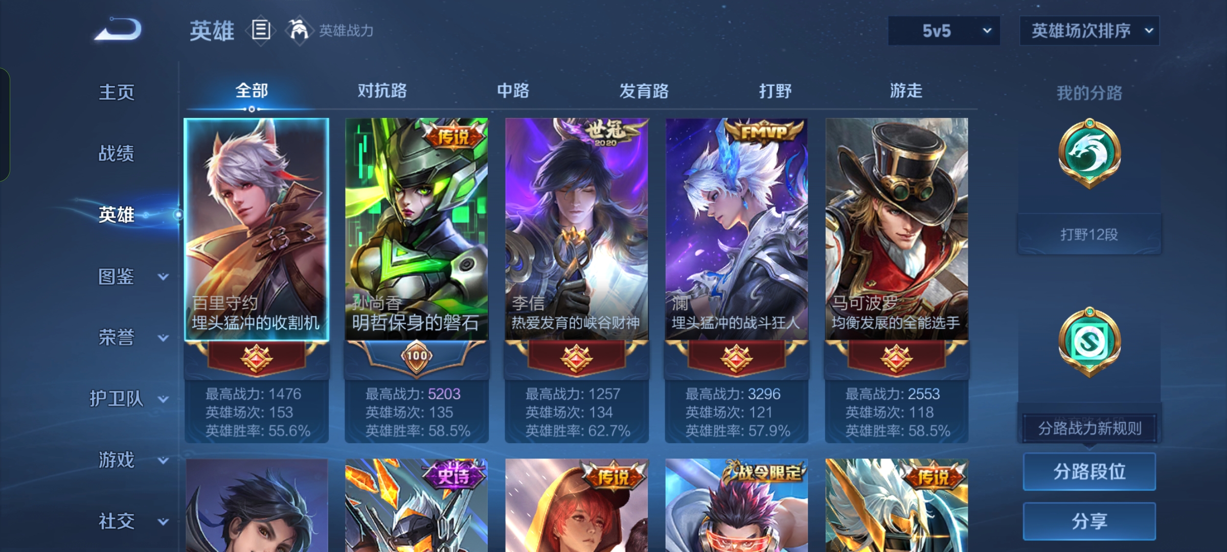 WZQM47066王者荣耀账号详情图4