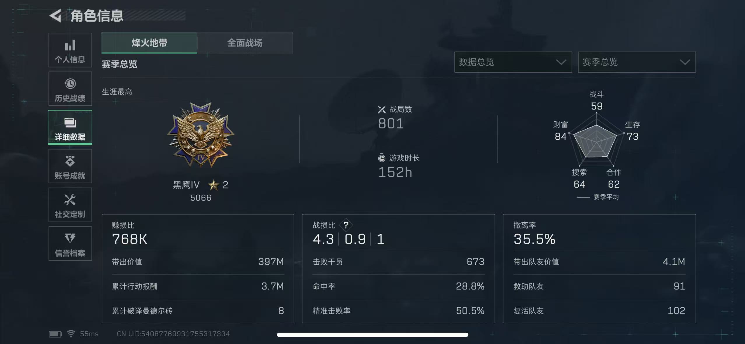 SJZCMW430637三角洲行动账号详情图3