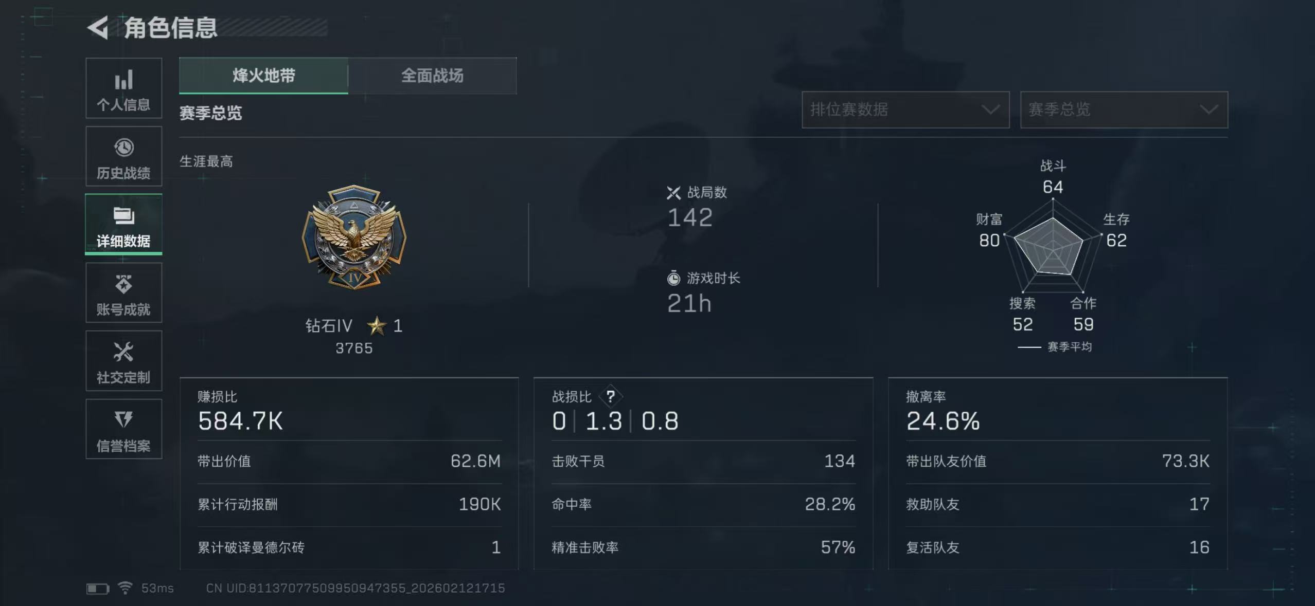 SJZCMW444838三角洲行动账号详情图4