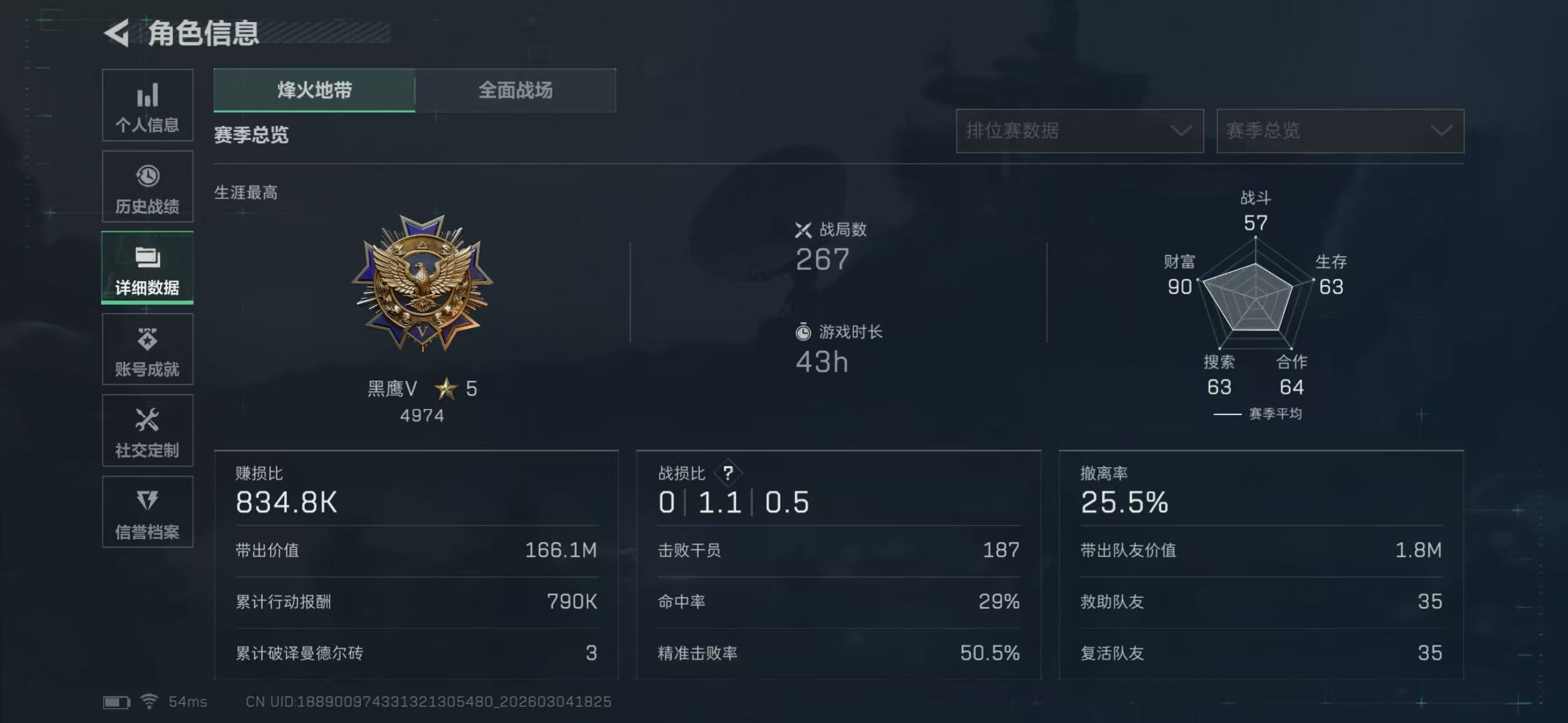 SJZQM459765三角洲行动账号详情图6