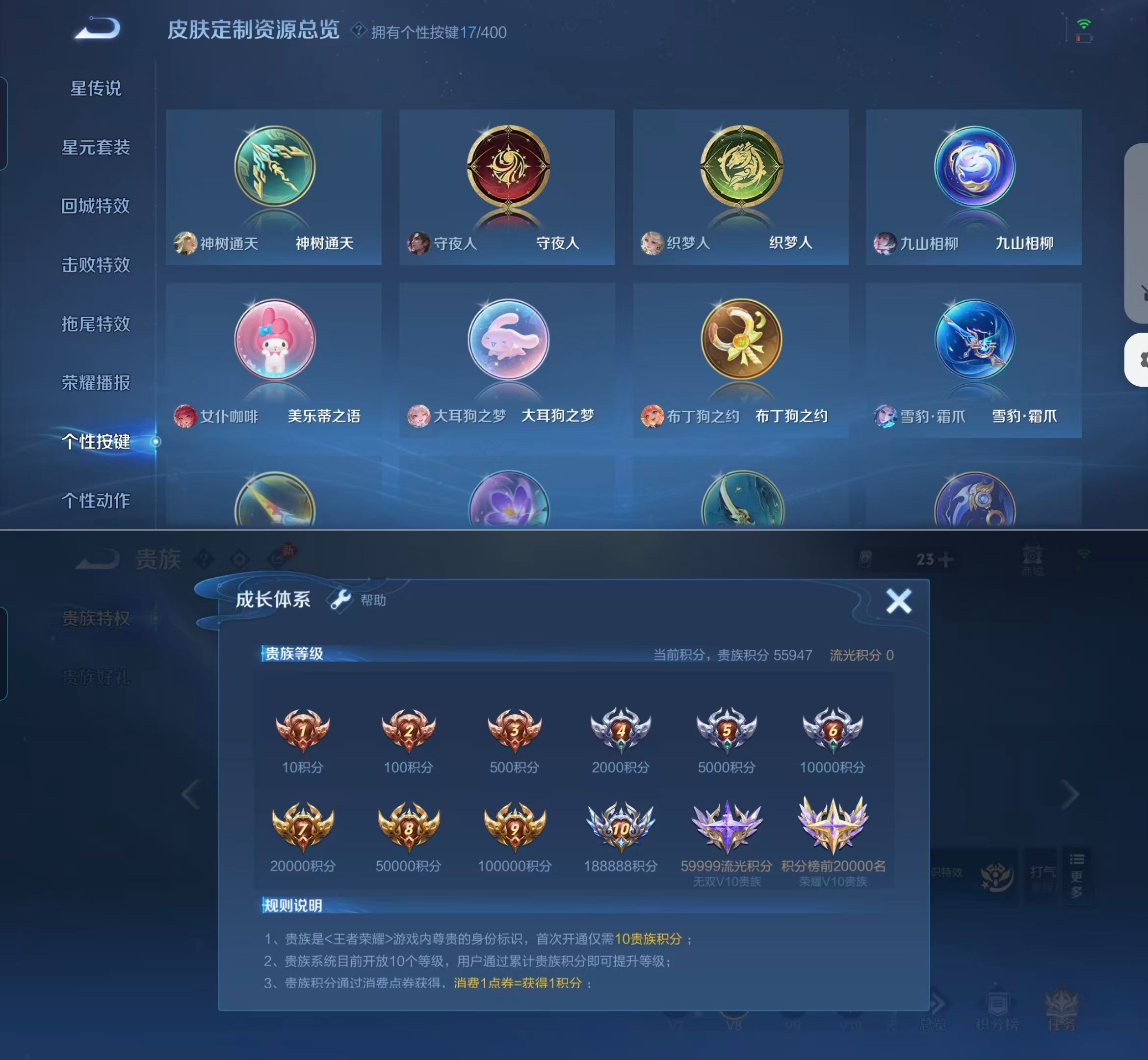 WZQM4221322王者荣耀账号详情图13