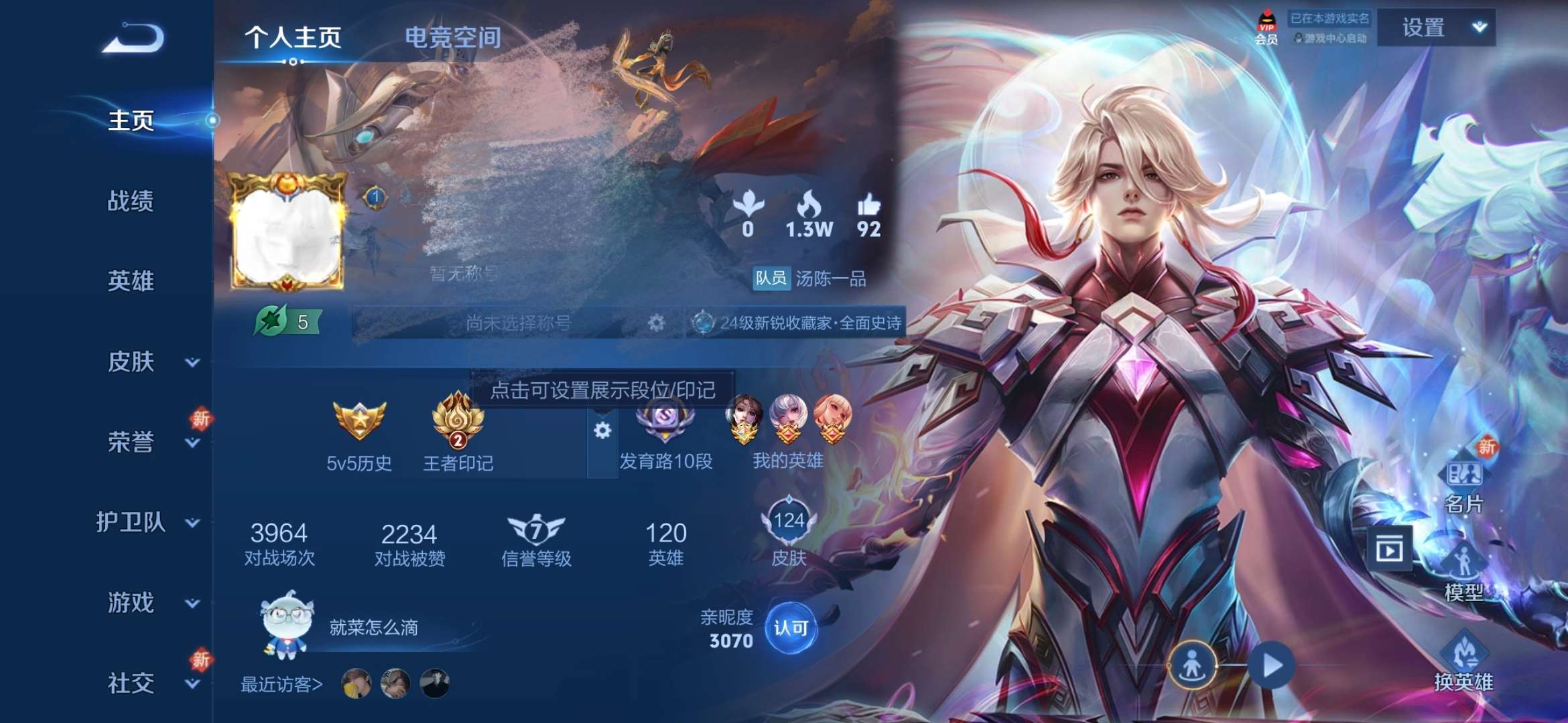 WZQM3144629王者荣耀账号详情图1 WZQM3144629王者荣耀账号详情图1