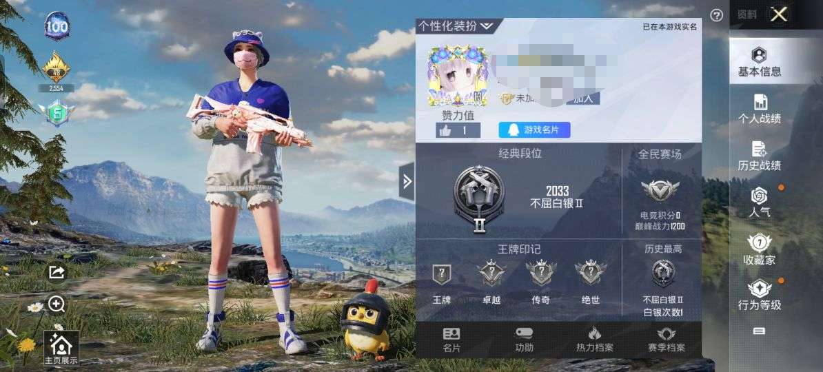 HPQM3165327和平精英账号详情图1