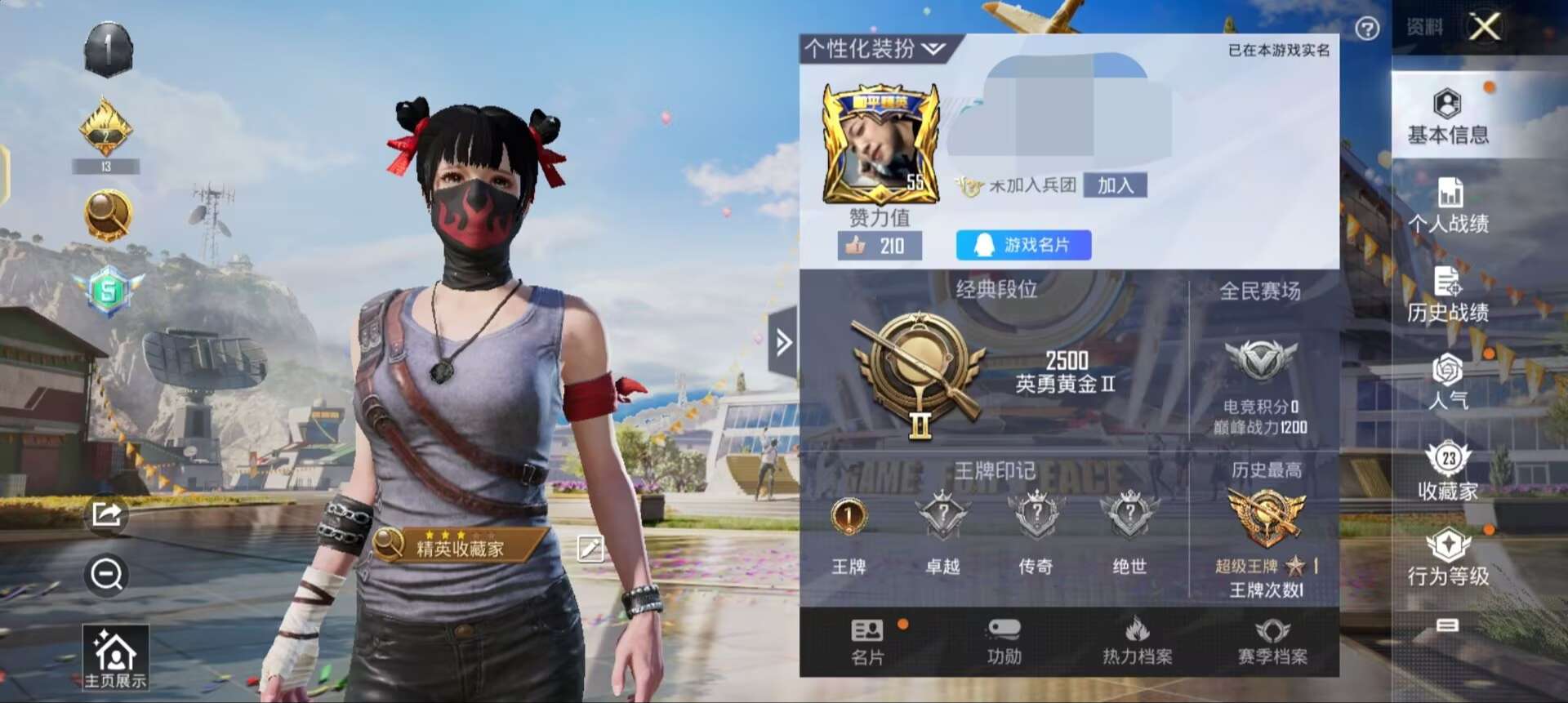 HPQM3180299和平精英账号详情图1