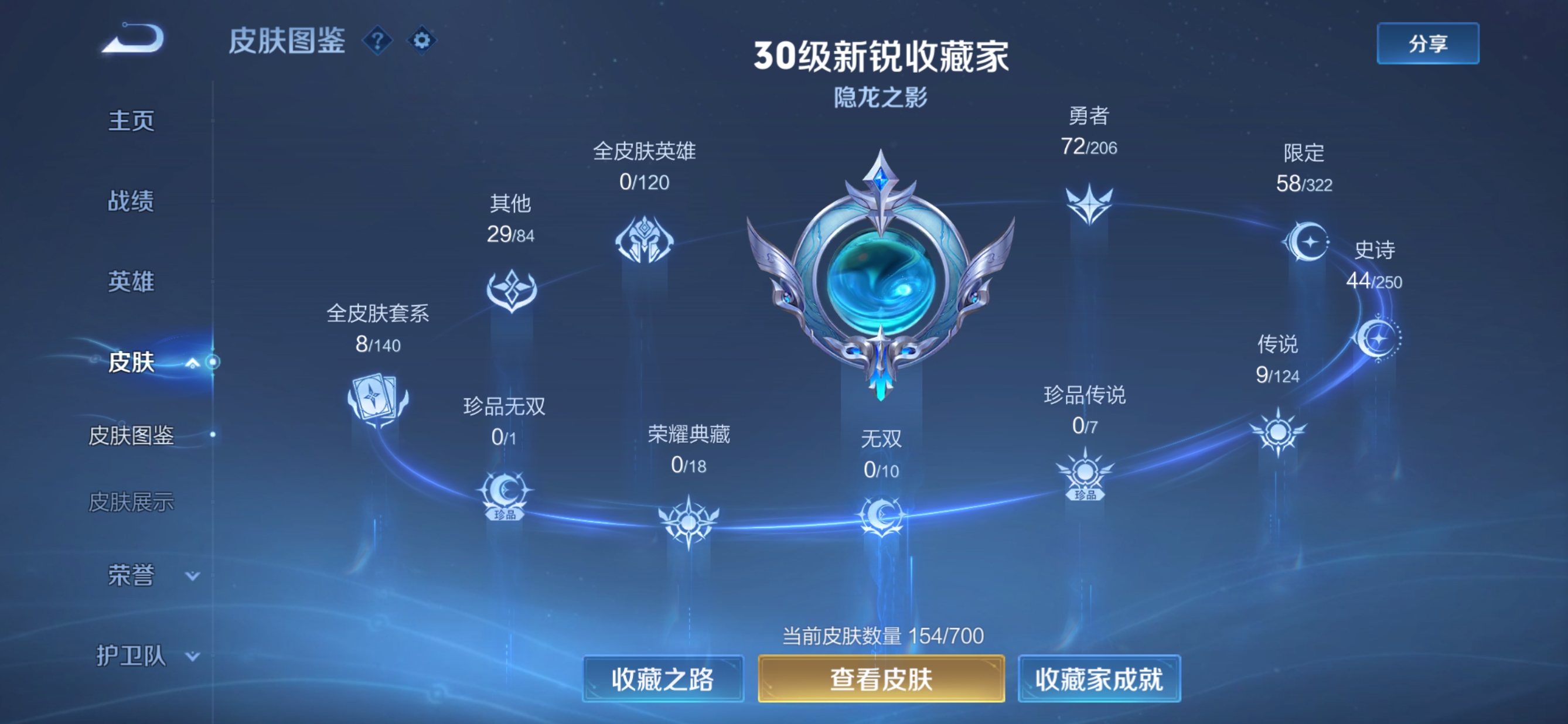 WZQM3140338王者荣耀账号详情图3 WZQM3140338王者荣耀账号详情图3