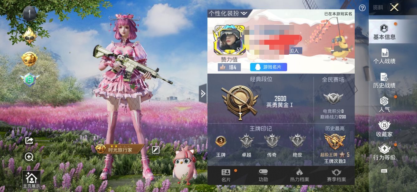 和平精英账号安卓QQM100500【1特效枪小身法口罩 西部牛仔面罩】安卓Q-22600热力值 3王牌印记 历史超级王牌