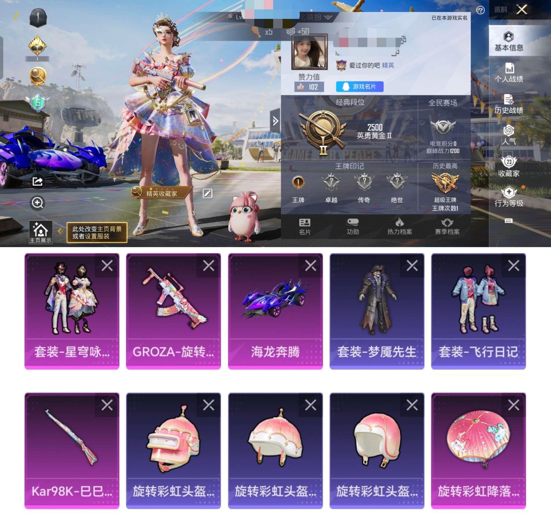 HPQM3246100和平精英账号详情图1 HPQM3246100和平精英账号详情图1