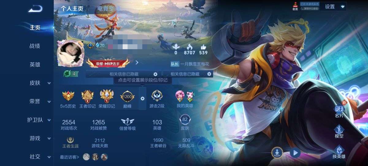 WZQM3210522王者荣耀账号详情图2