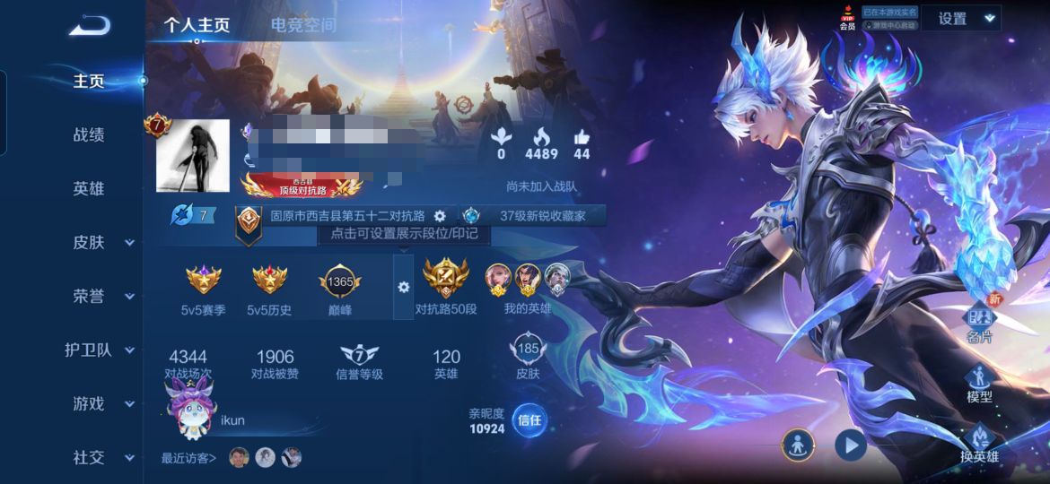 王者荣耀账号安卓QQMWZ101195【1典藏1珍品20传说2金标V7 2金标 万战金标元歌 金标项羽 对抗路50段】安