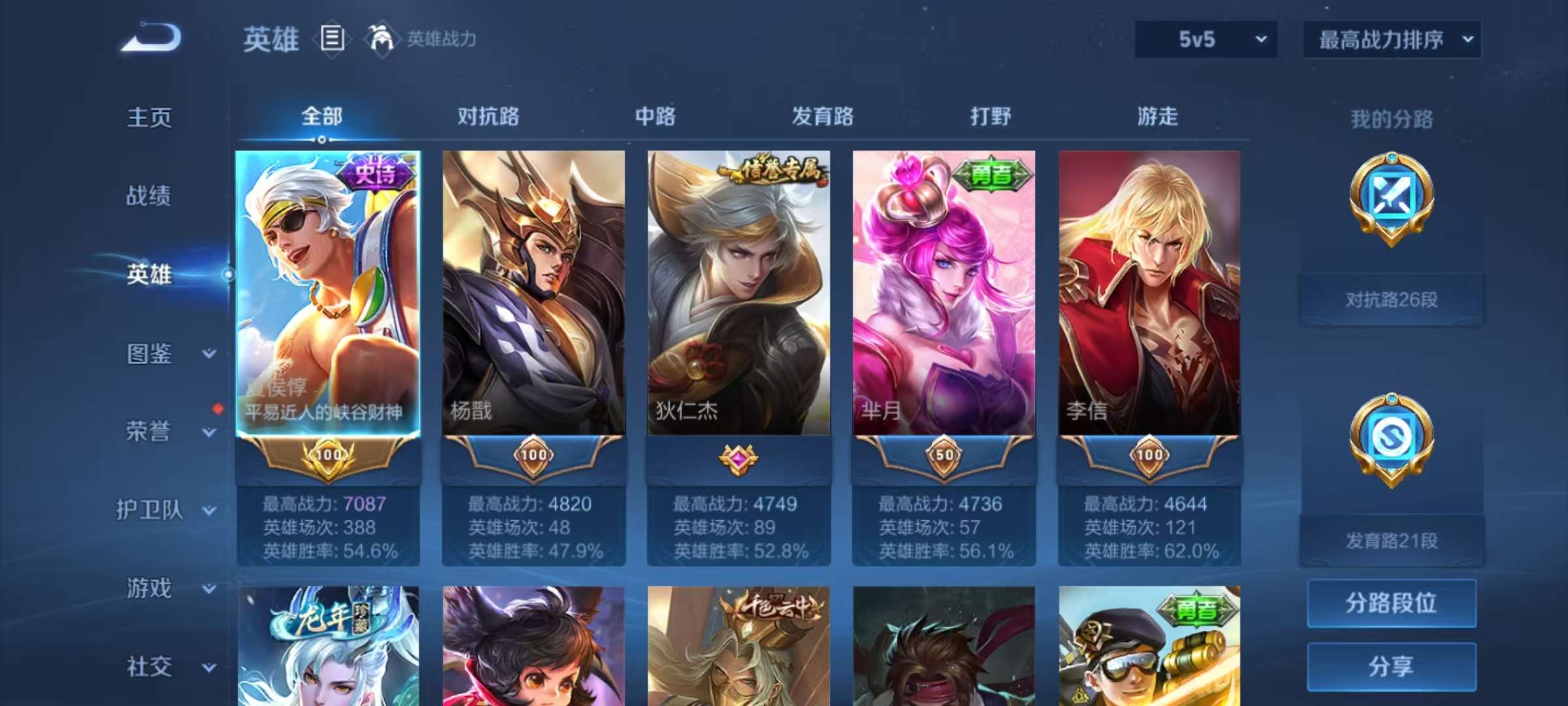 WZQM3211706王者荣耀账号详情图3 WZQM3211706王者荣耀账号详情图3