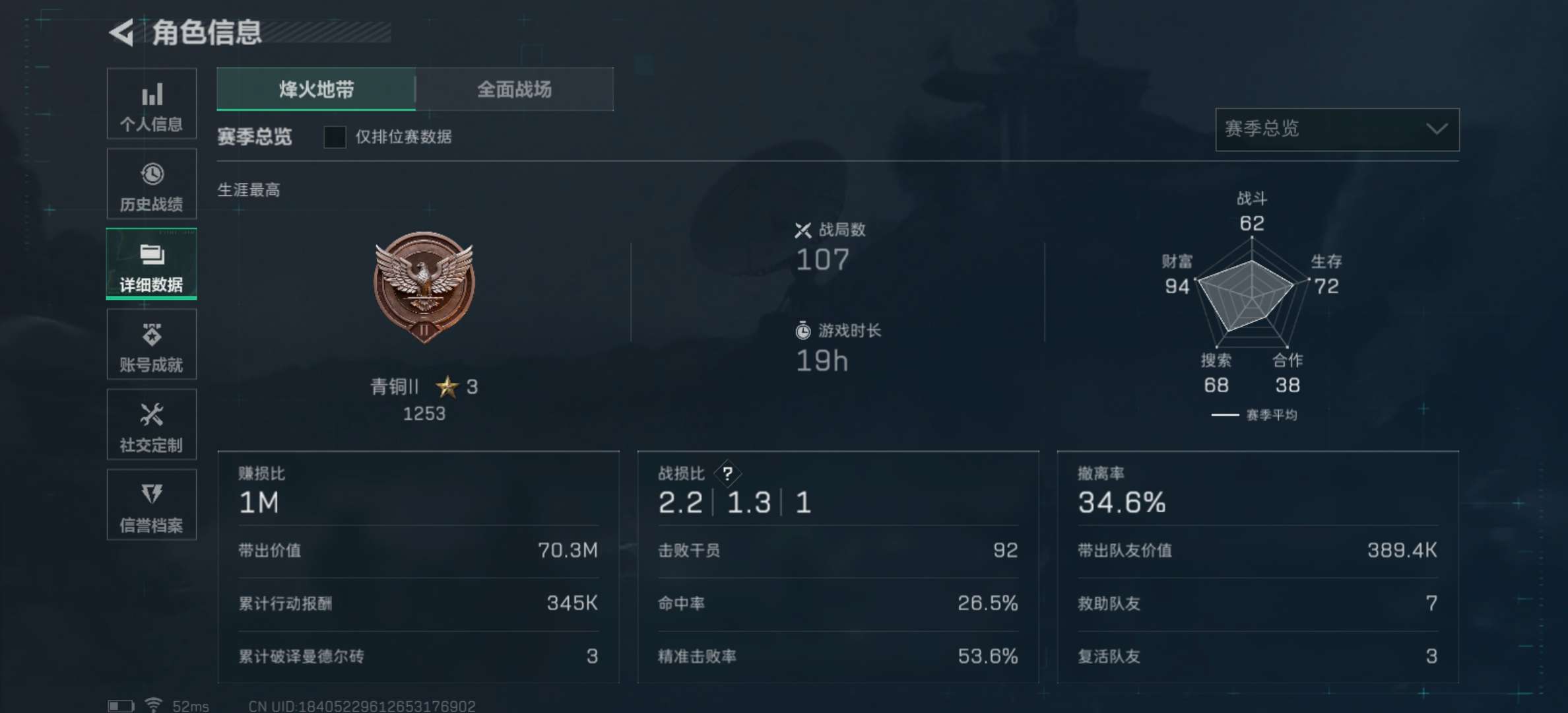 SJZCMW327114三角洲行动账号详情图3 SJZCMW327114三角洲行动账号详情图3