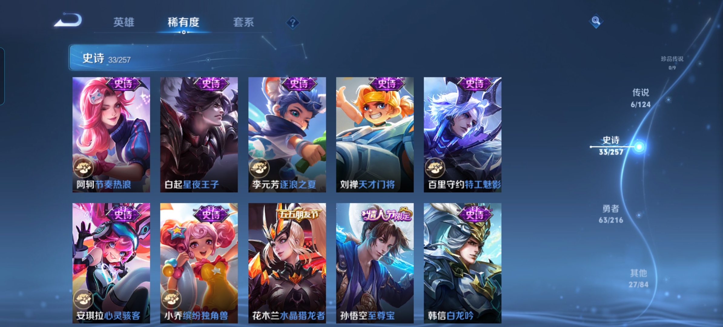 WZQM3222605王者荣耀账号详情图6