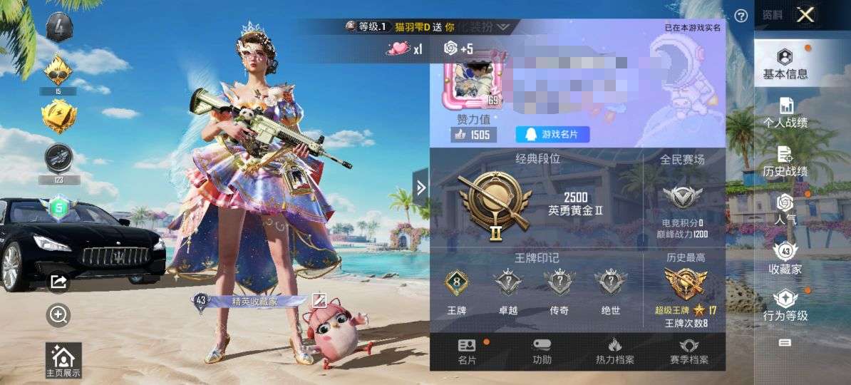 HPQM3306001和平精英账号详情图8
