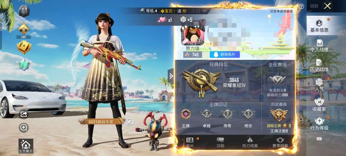 HPQM3320396和平精英账号详情图2 HPQM3320396和平精英账号详情图2