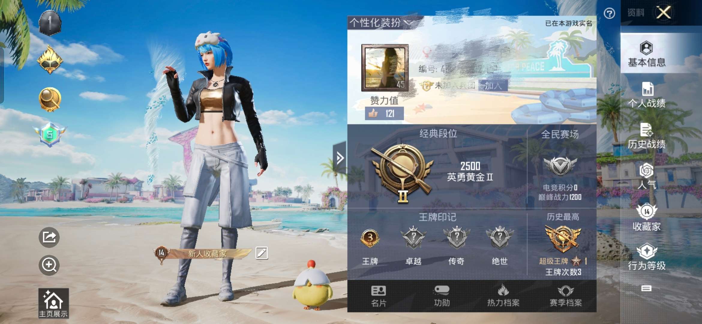 HPCMW3325506和平精英账号详情图2