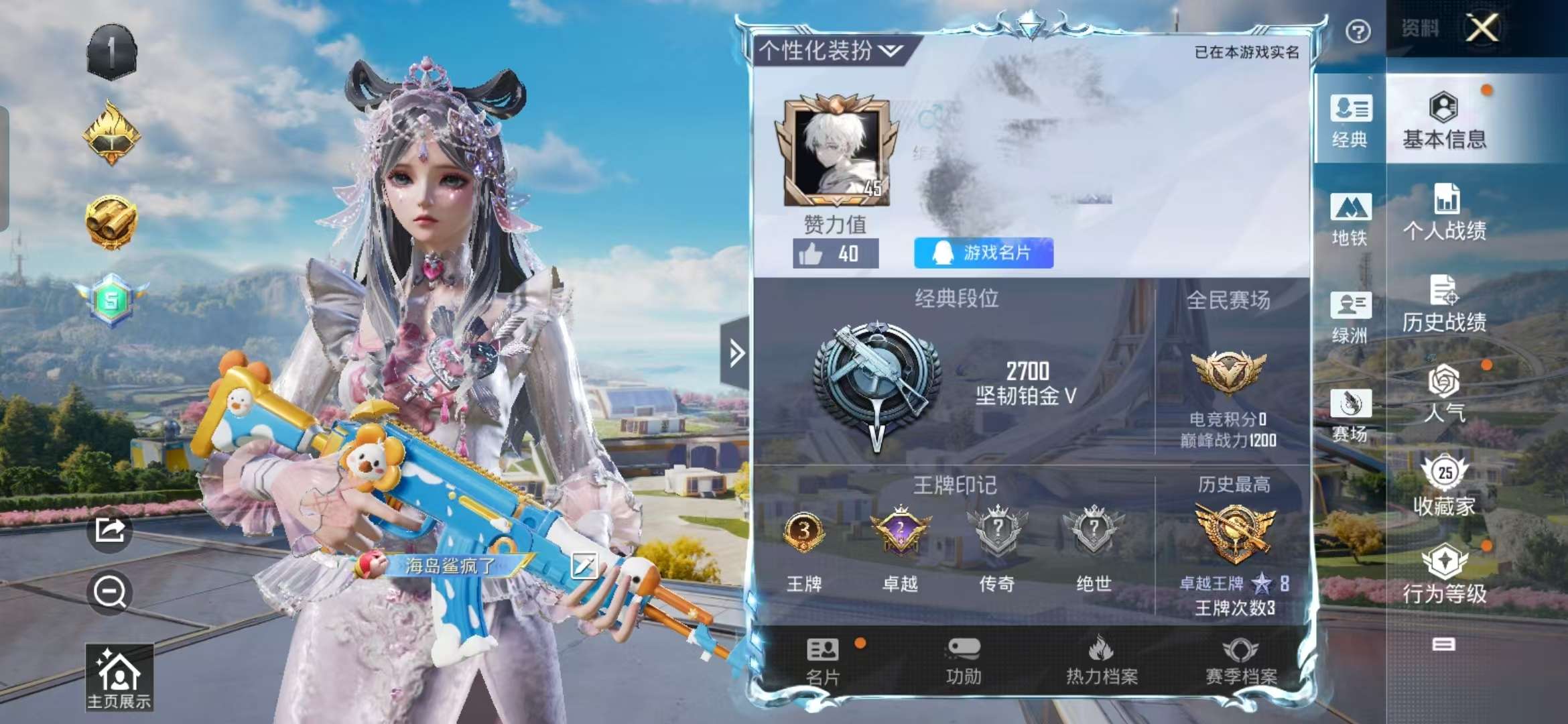 HPCMW3337942和平精英账号详情图2