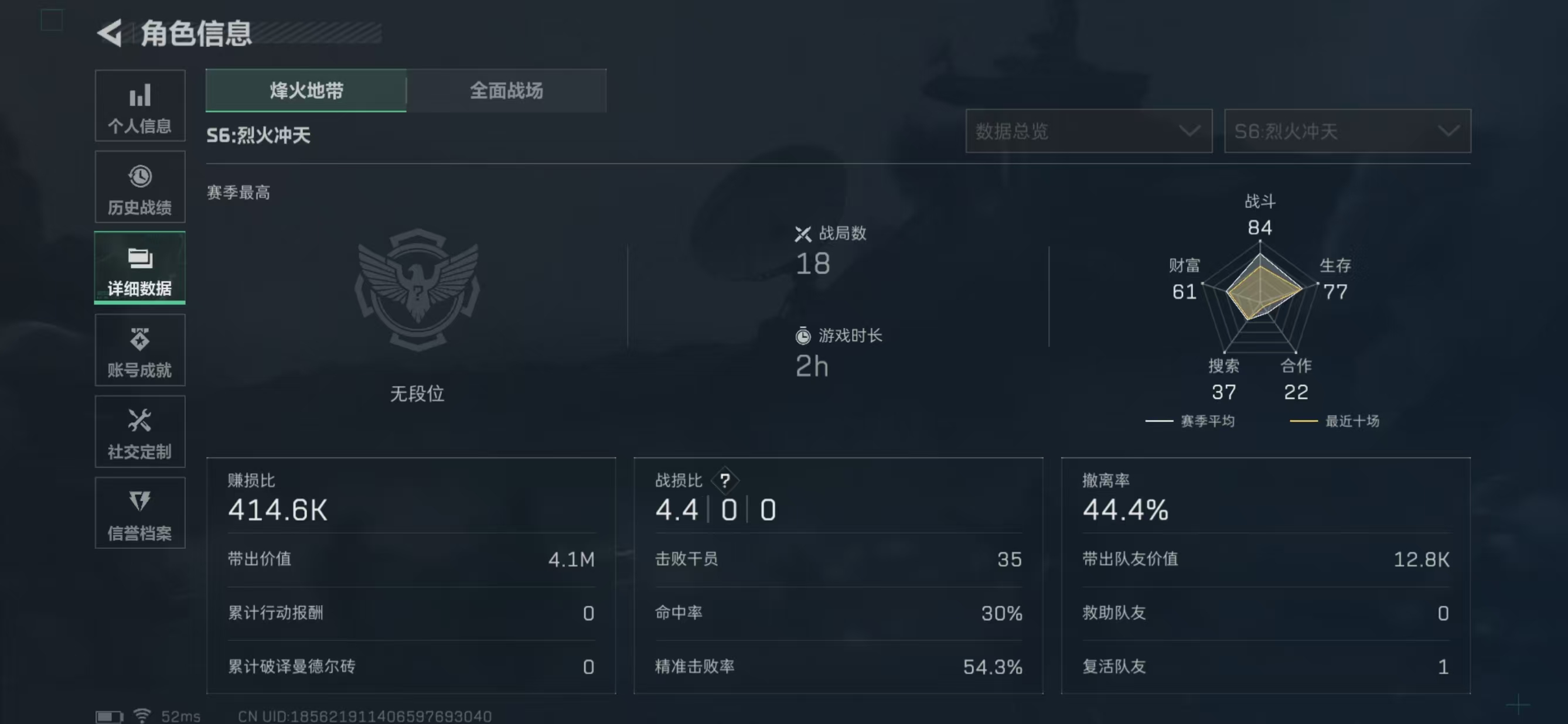 SJZCMW337072三角洲行动账号详情图4 SJZCMW337072三角洲行动账号详情图4